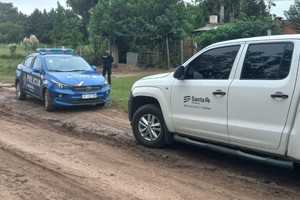 El allanamiento concretado en calle Facundo Angeloni al 1900, en San Justo