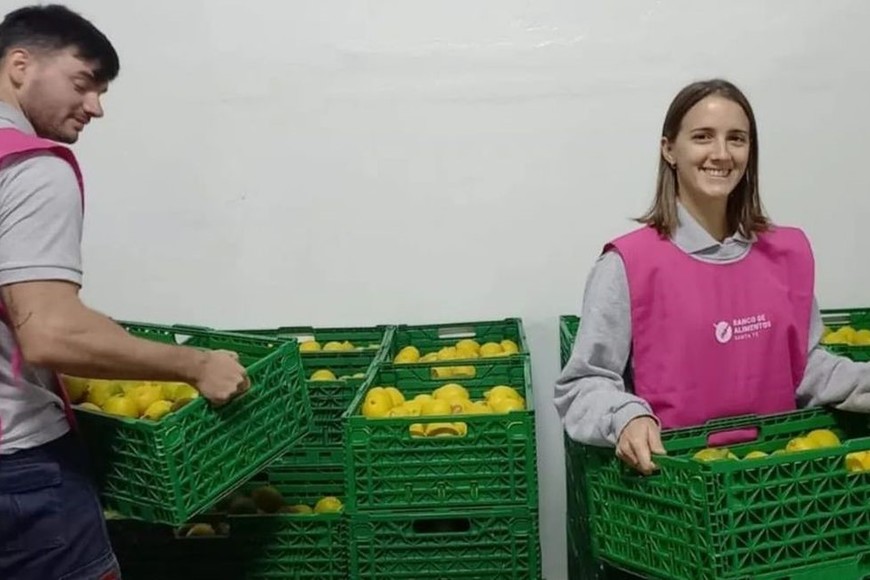 El trabajo de los voluntarios es clave para continuar con la misión del rescate de alimentos. Foto: Gentileza Basfe