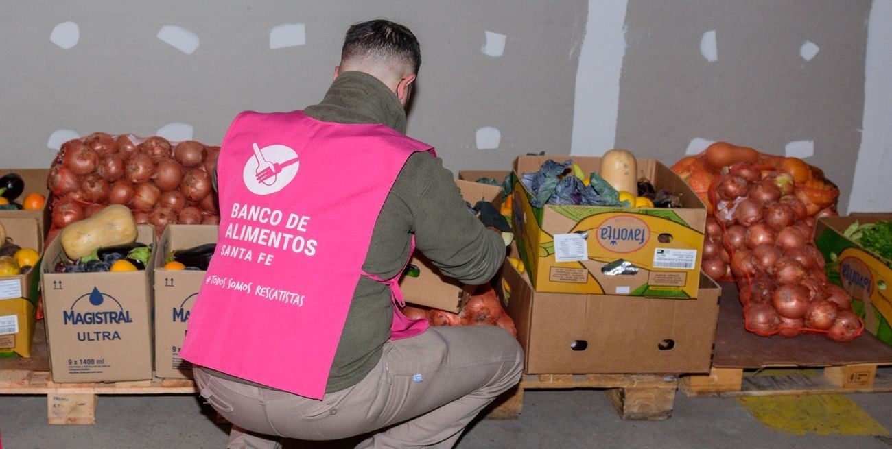 El Banco de Alimentos de Santa Fe redujo un 50 % los rescates y donaciones recibidas 