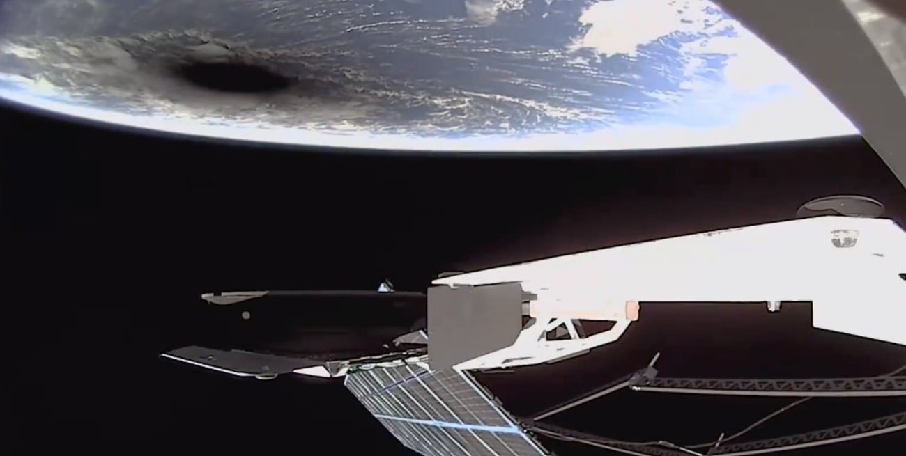 Elon Musk compartió un impresionante video del eclipse solar capturado por un satélite Starlink