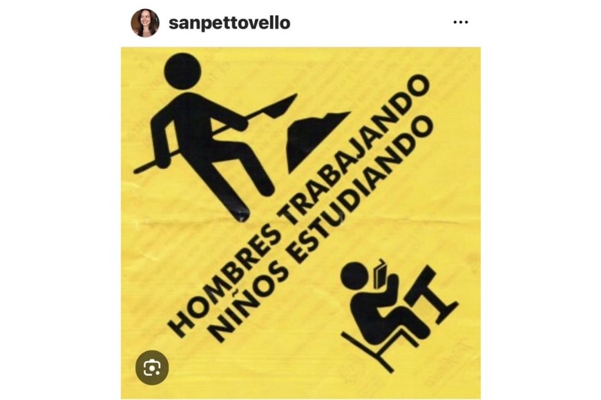 Publicación de Sandra Pettovello en Instagram.