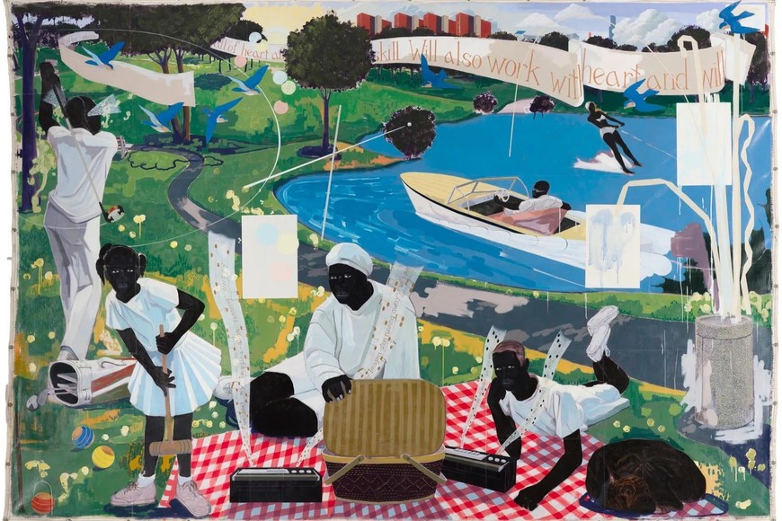 “Past Times”, obra de Kerry James Marshall.
