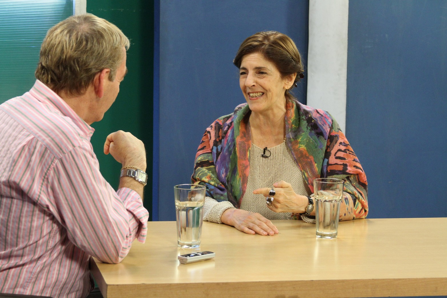 Junto a Cristina Banegas