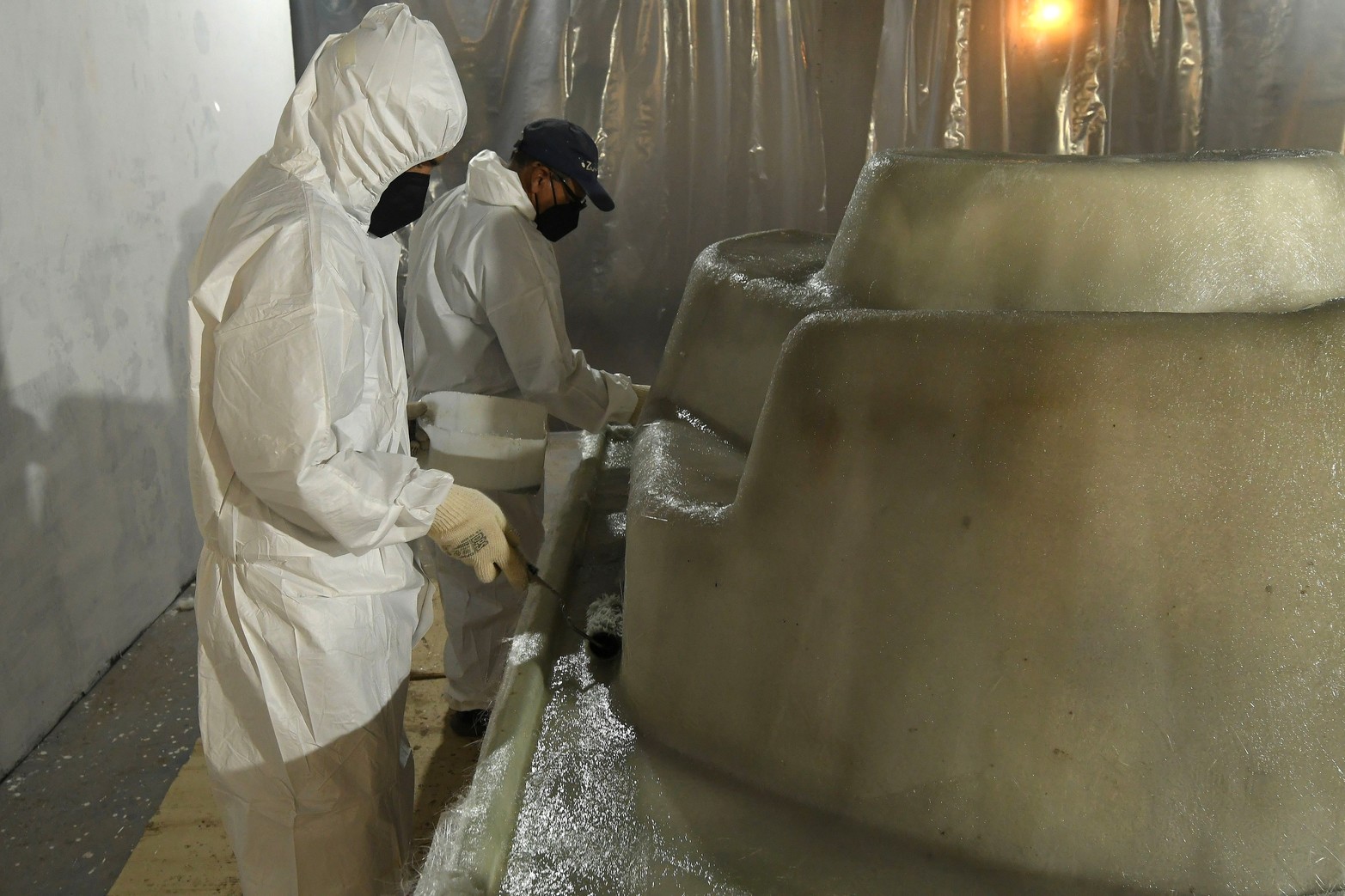 Se hace todo desde cero, desde el casco plástico a la colocación de accesorios. Créditos: Guillermo Di Salvatore