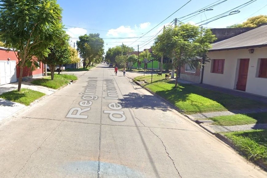 12 de Infantería 1600; la cuadra donde ocurrió el suceso. Crédito: Google Street View