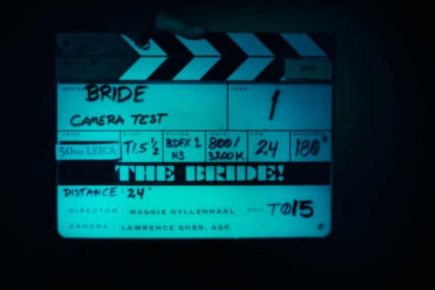 La imagen del set que compartió la directora.