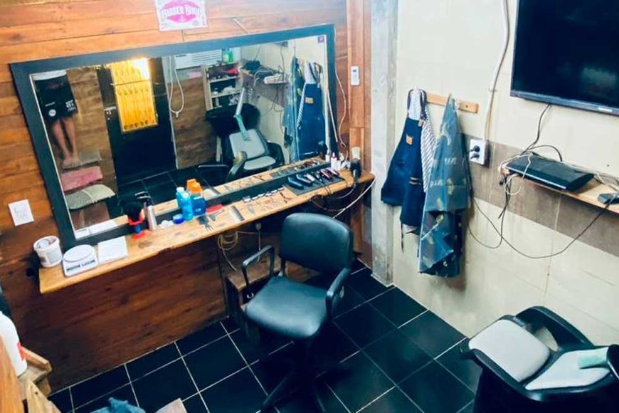 La peluquería de Toto fue desvalijada a principios de abril.