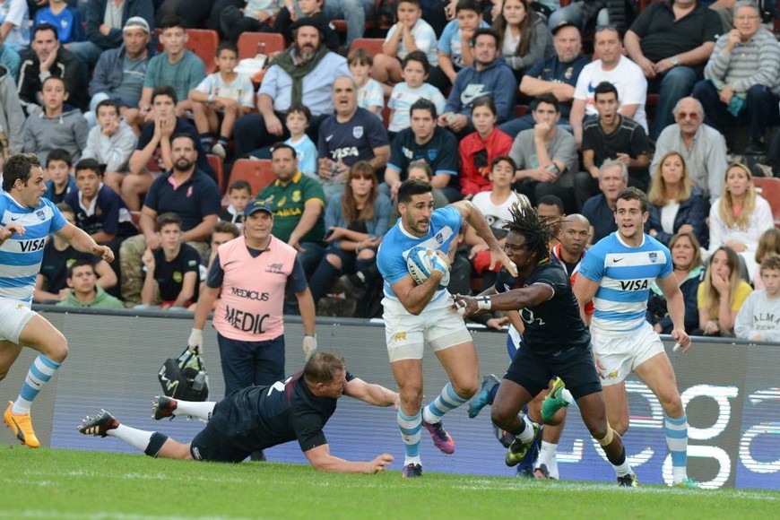 2017. Los Pumas con Inglaterra en el Brigadier López. Crédito: Luis Cetraro.