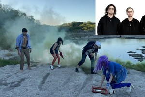 Diamantina (al aire libre) y Galíndez (en trío), agrupaciones del under santafesino.