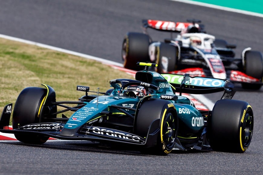 Formula One F1 - Japanese Grand Prix - Suzuka Circuit, Suzuka, Japan - April 7, 2024
Aston Martin's Fernando Alonso in action during the race REUTERS/Issei Kato