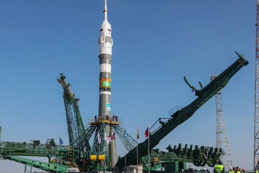 El Angara-A5 previo al lanzamiento.