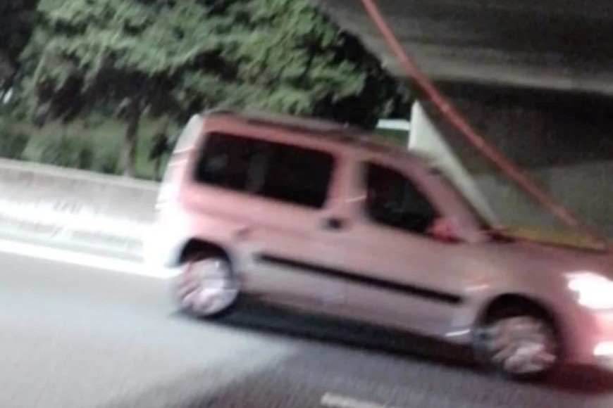 Uno de los vehículos que circuló durante el incidente.