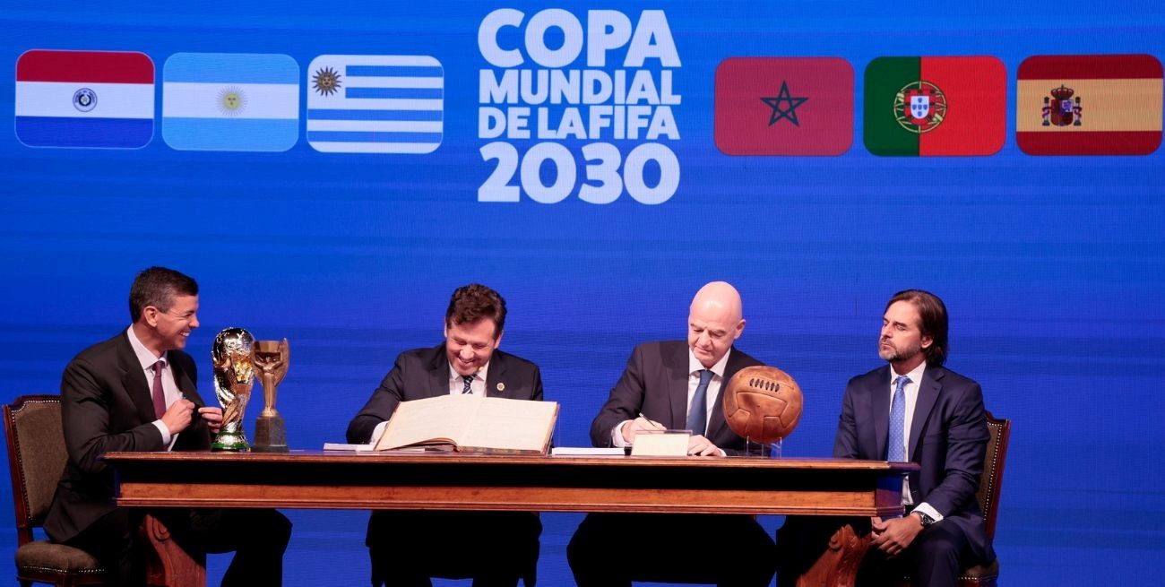 Oficializaron a Argentina, Uruguay y Paraguay como sedes del Mundial 2030