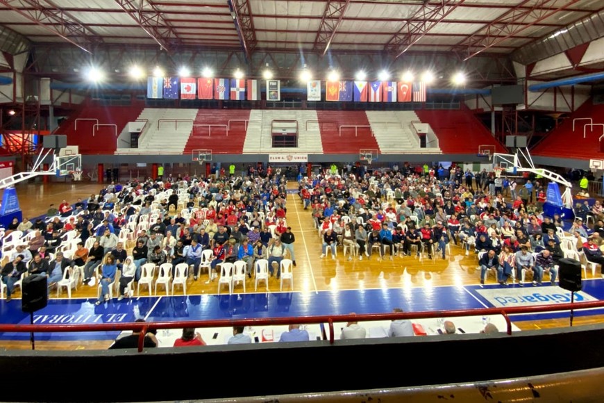 Una vista general de la concurrencia a las asambleas un año atrás en Unión.