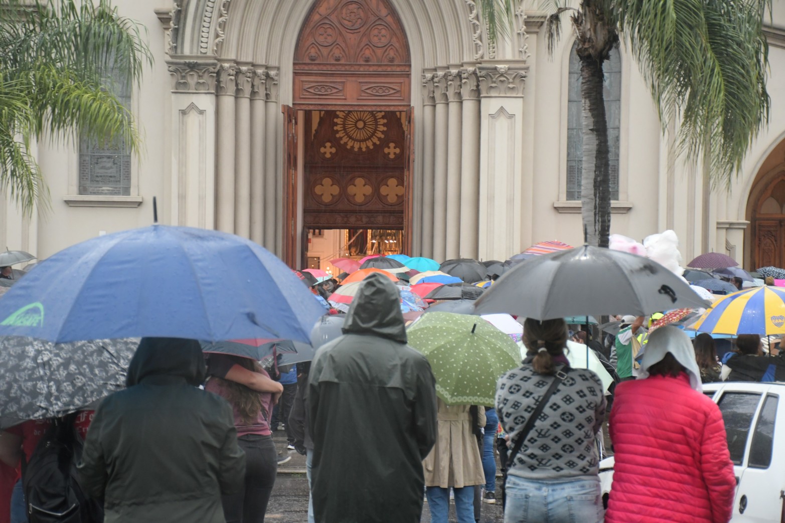 Multitudinaria peregrinación