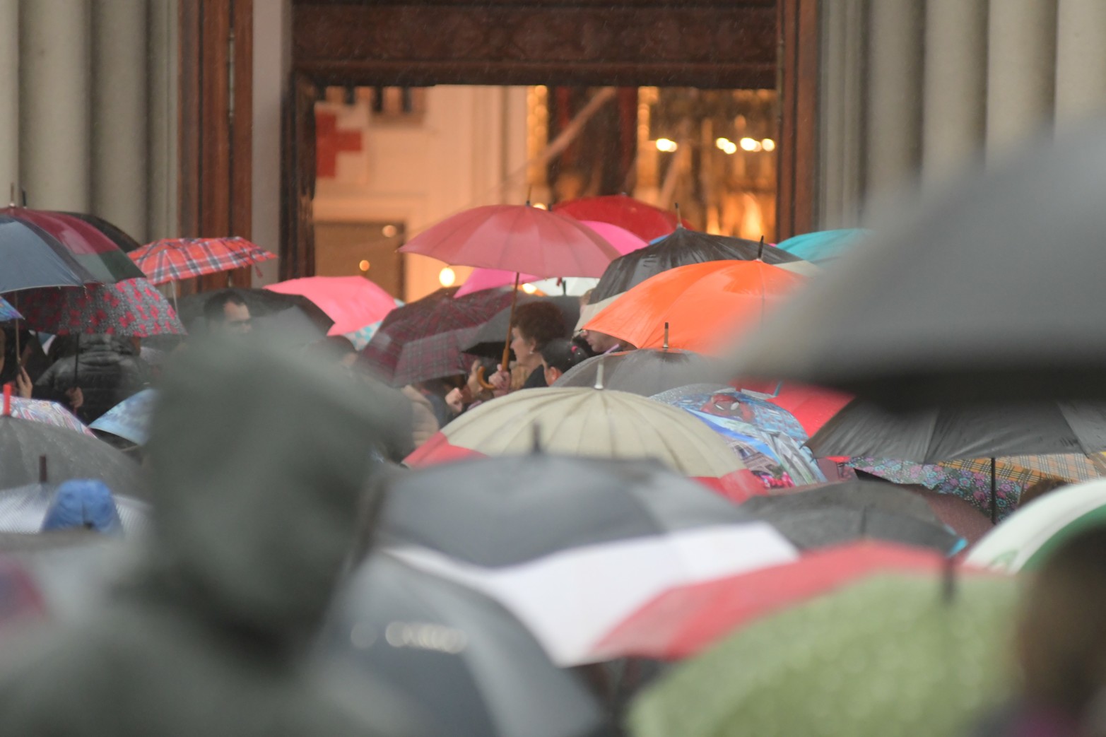 Multitudinaria peregrinación