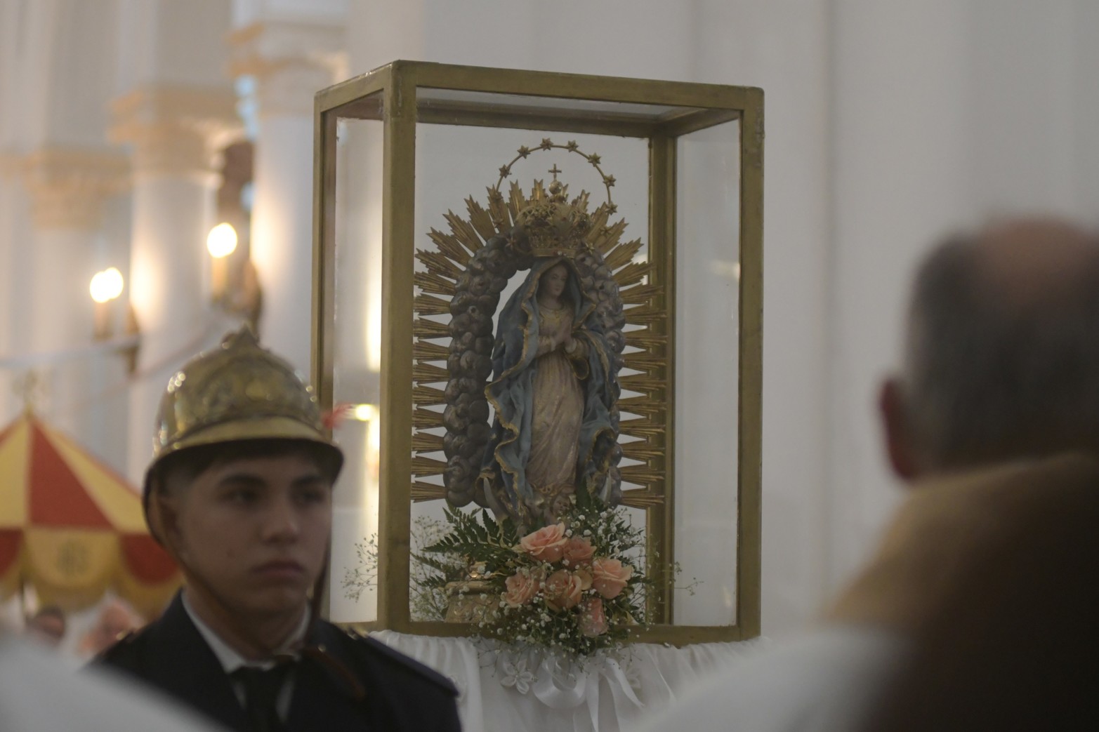 La peregrinación 125  a Guadalupe fue multitudinaria, a pesar de la lluvia