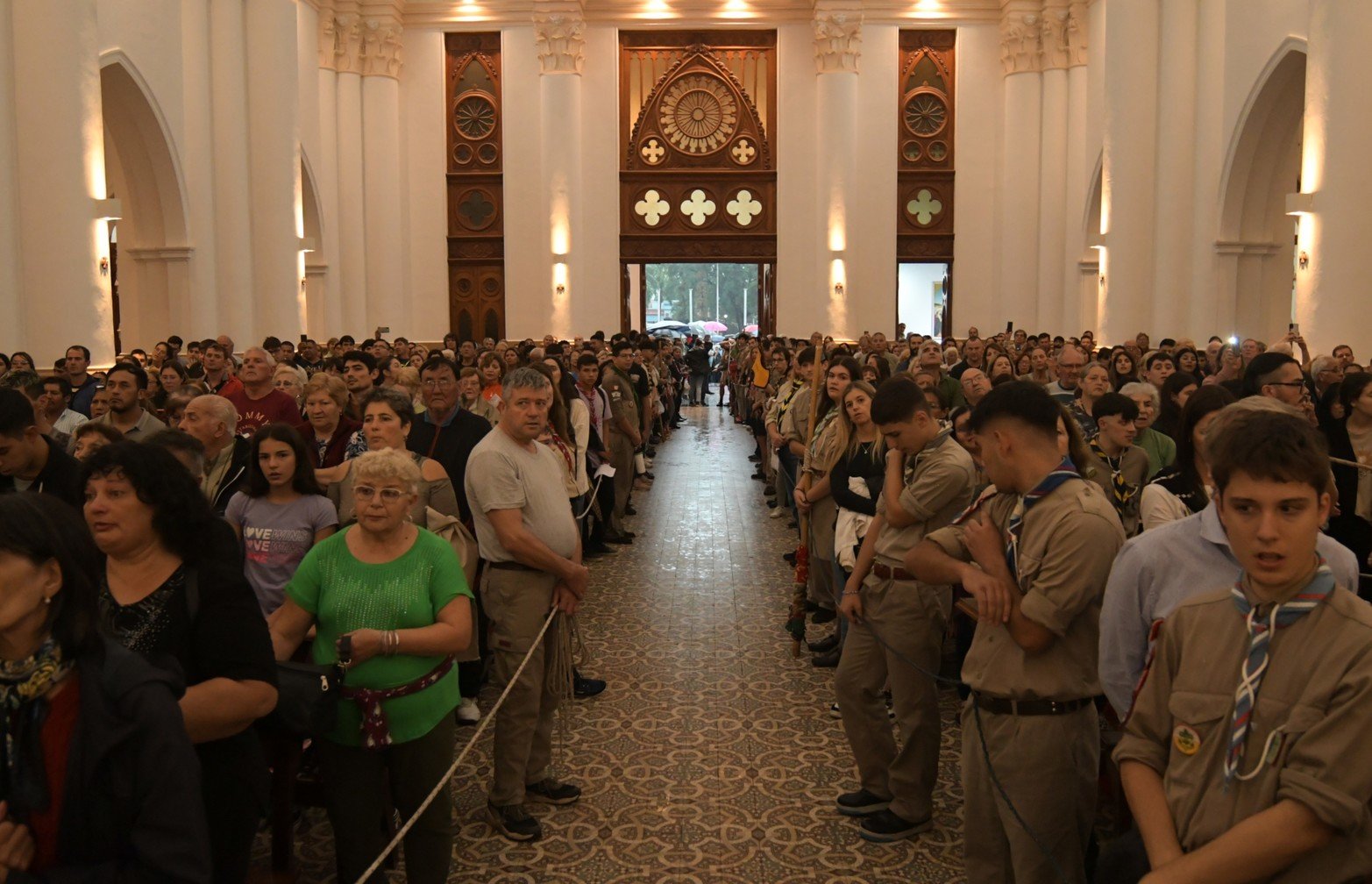 Mucha gente colaboró en la organización de esta celebración