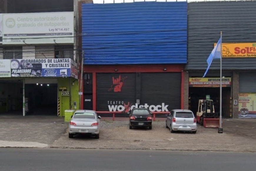 El crimen se produjo en el "Teatro Woodstock".