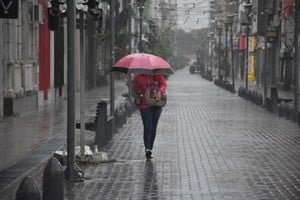 Intensas lluvias en la ciudad de Santa Fe durante el fin de semana. Créditos: Flavio Raina
