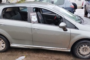 Se incautó un Fiat Punto, vehículo con el que movilizaba la agresora.