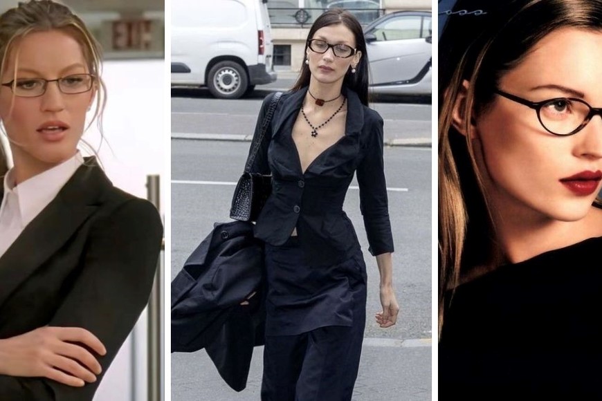 Giselle Bündchen en el Diablo Viste a la moda, Bella Hadid en su apariciones públicas y Kate Moss en sus campañas de los 90's son íconos indiscutidos de este estilo.