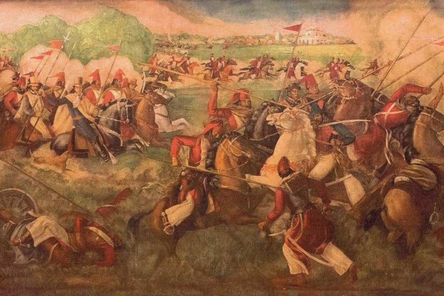 Batalla de Caseros por Alfredo Guido (1939)