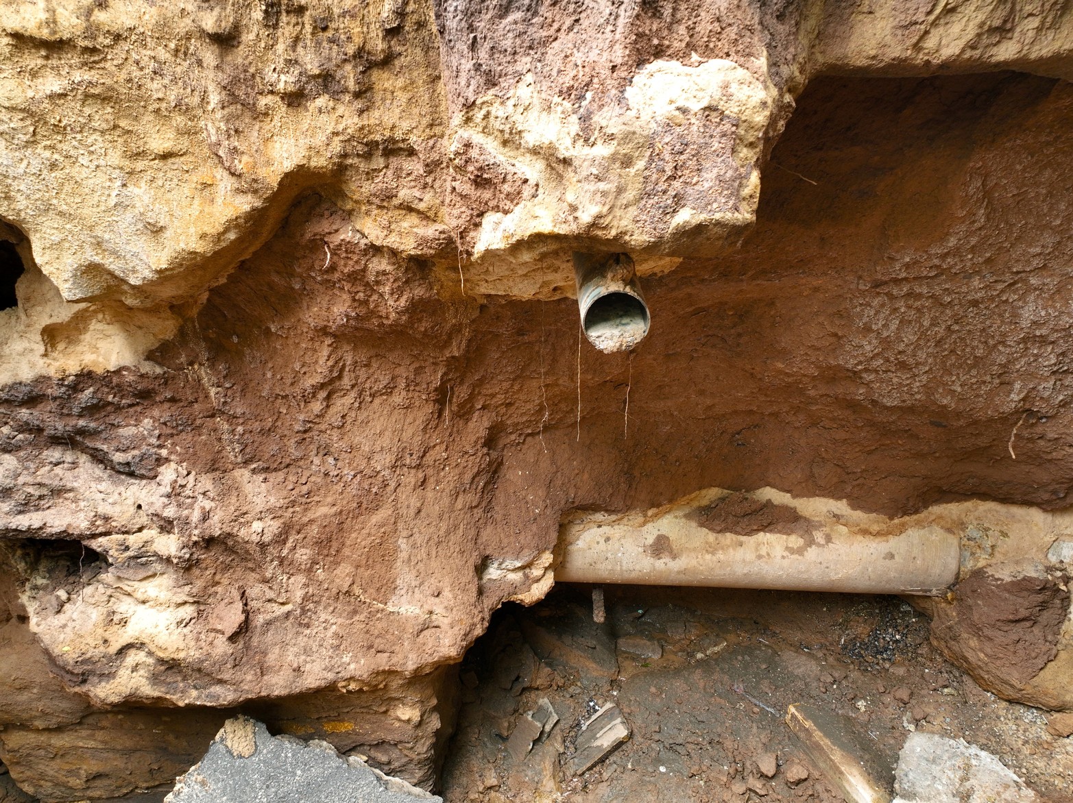 Hundimiento en 9 de Julio y Gálvez