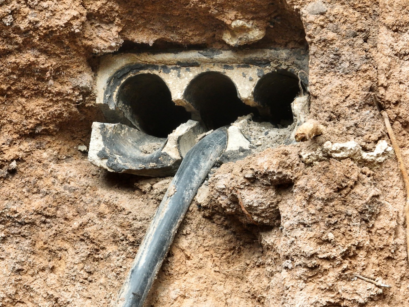 Hundimiento en 9 de Julio y Gálvez