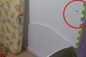 Continúan las investigaciones en el lugar para saber si el hecho se produjo por una bala perdida