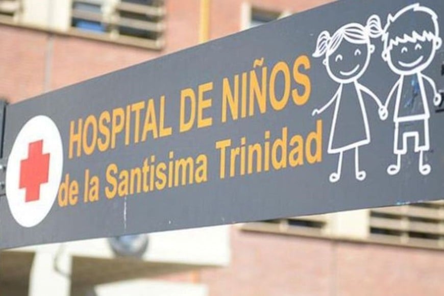 El niño ingreso al Hospital de Niños de la Santísima Trinidad de Córdoba