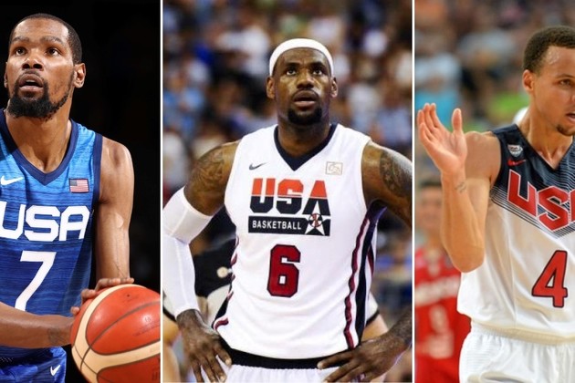 Estados Unidos presentó su equipo para el básquet en París 2024 con LeBron, Curry y Durant