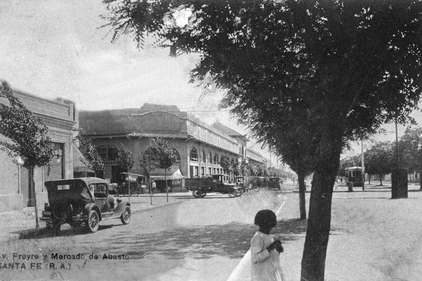 La antigua Avenida Freyre en la zona del Mercado de Abasto.