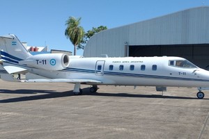El Tango 11, el avión Learjet 60SE que utilizaría Milei.