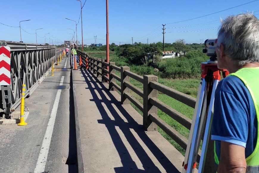 En el lugar se realizan trabajos de mantenimiento en el esquema de cartelería y señalamiento preventivo. Crédito: Vialidad Nacional