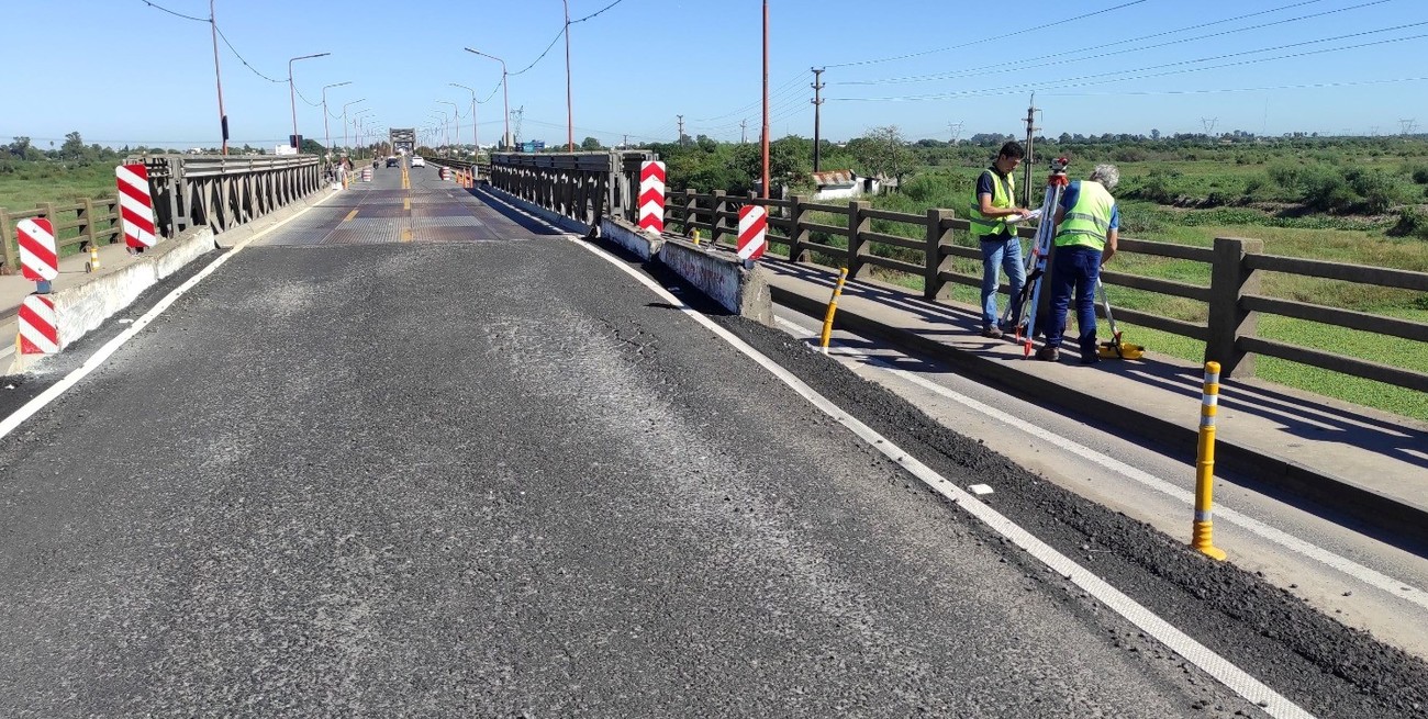 Puente Carretero: el martes se repararán las rampas del Bailey
