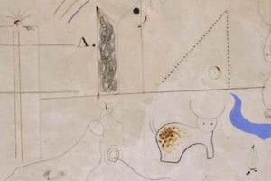 Fragmento de “Pastoral” de Joan Miró. Foto: Museo Reina Sofía