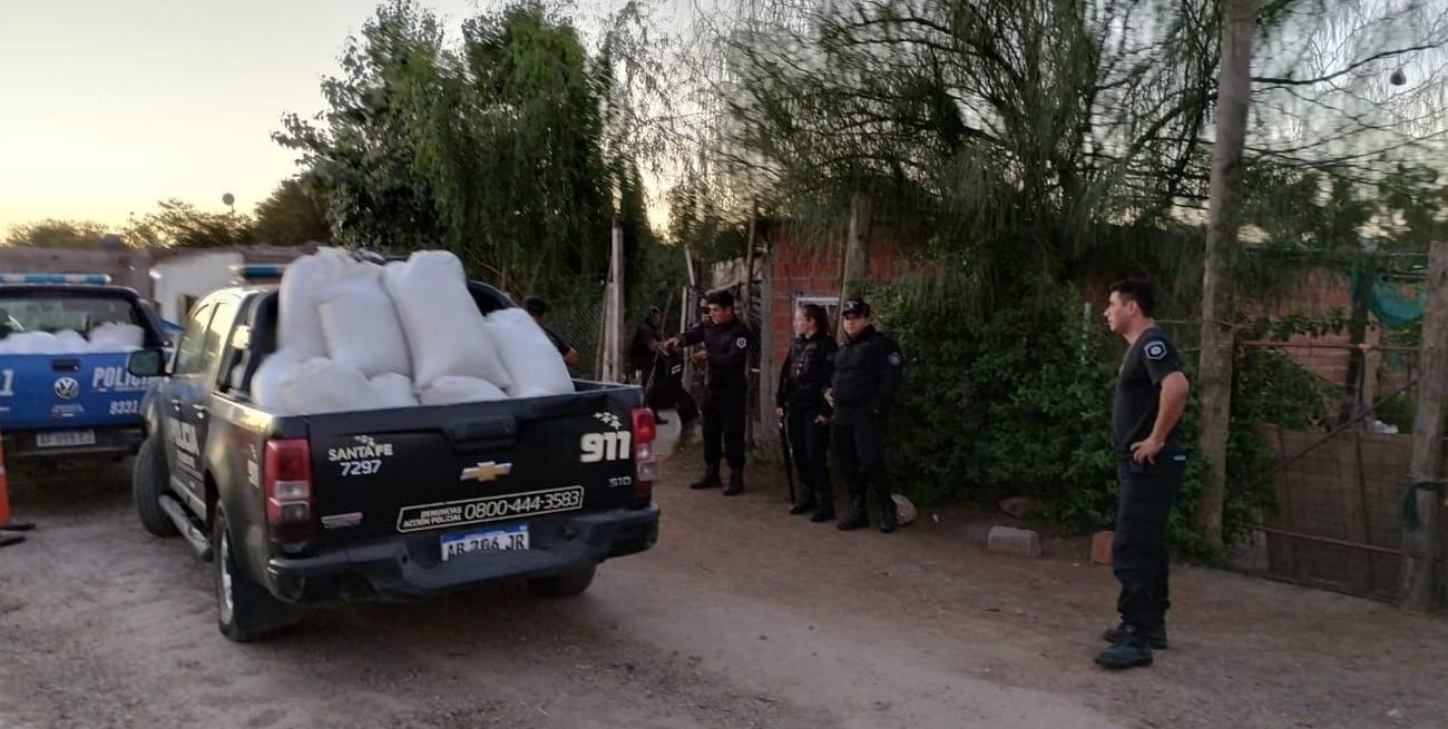 Cosecha Segura: la Policía detuvo a tres personas y secuestró 1.500 kilos de cereal