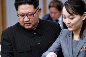 Kim Yo Jong, hermana del líder norcoreano Kim Jong Un. "Seguiremos construyendo un poder militar abrumador y el más poderoso para salvaguardar nuestra soberanía, seguridad y paz regional", dijo