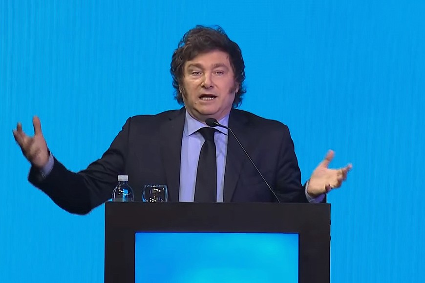 El estudio también muestra una mejora por segundo mes consecutivo de la visión acerca del presidente Javier Milei. Foto: NA