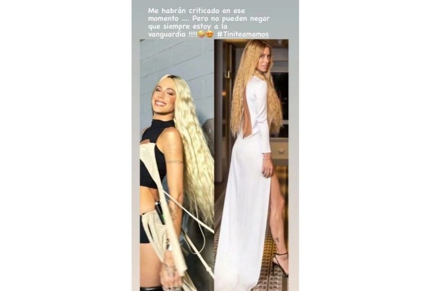 Nicole Neumann se comparo con Tini