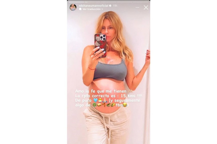 Publicación de la modelo es sus redes