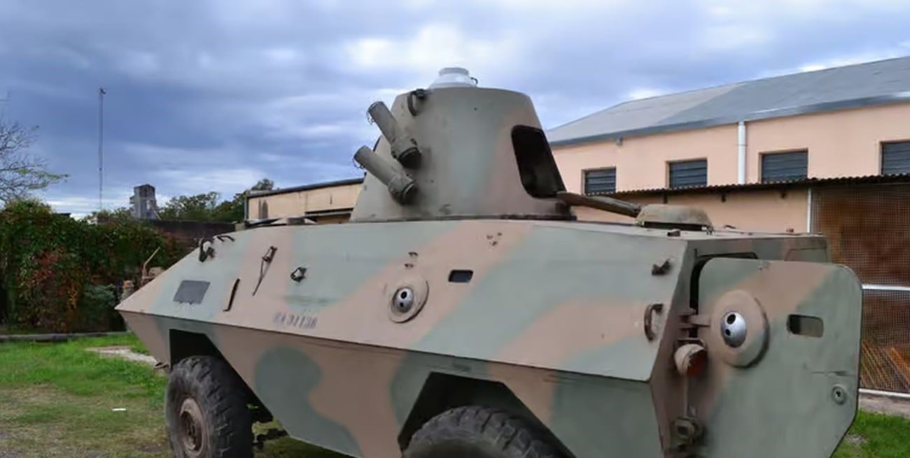 El Ejército Argentino donó una tanqueta a la localidad de Miguel Torres