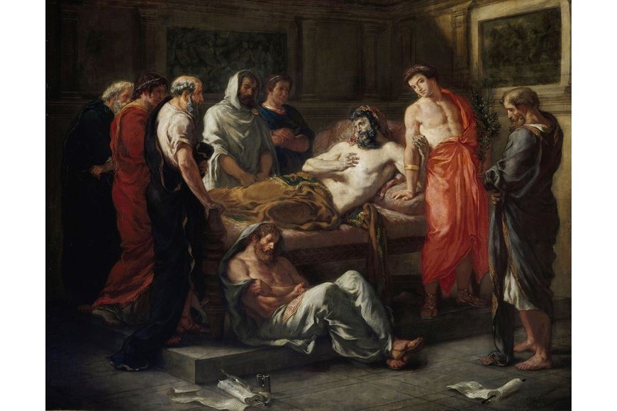 "Últimas palabras del emperador Marco Aurelio". Foto: Museo de Bellas Artes de Lyon