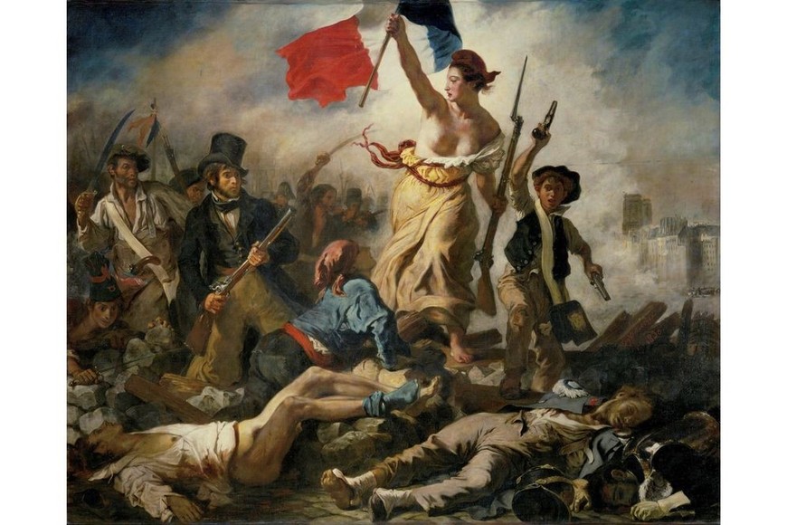 "La libertad guiando al pueblo". Foto: Museo del Louvre