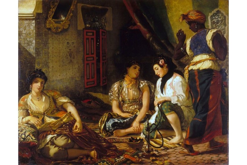 "Mujeres de Argel". Foto: Museo del Louvre