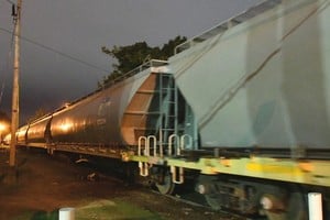 El momento posterior al accidente de la formación. Crédito: @EDITH15124968