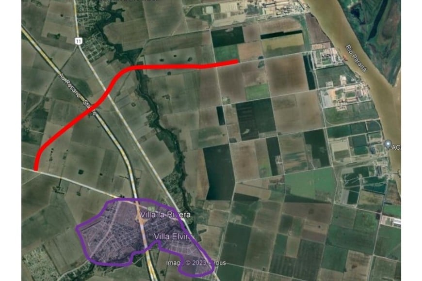 Gráfico nueva traza.