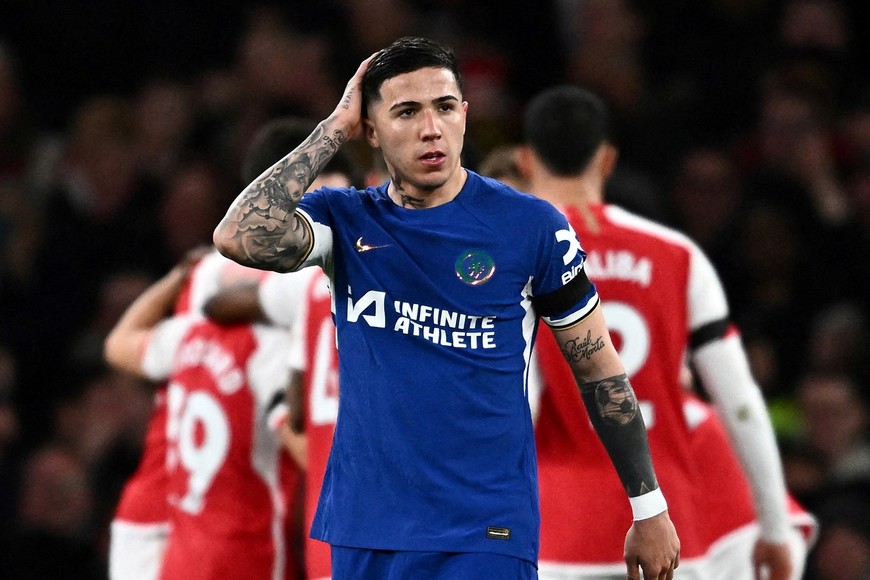 Fernández sumó minutos por última vez en la derrota del pasado martes del Chelsea en el clásico de Londres ante el Arsenal por 5-0. Crédito: Reuters/Dylan Martinez