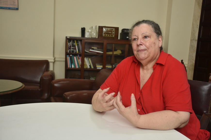 “Tenemos que volver a juntarnos, a sentir que formamos parte de un colectivo frente a toda la idea de que seamos sujetos individuales atados a nada”, valoró la entrevistada. Foto: Guillermo Di Salvatore